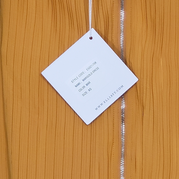 Elliatt  Marigold Dress NWT XS - Picture 2 of 3